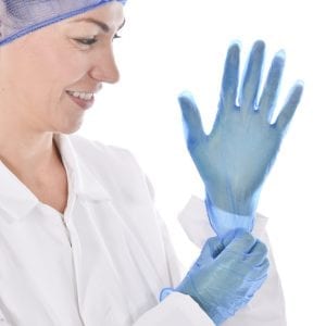 Powdered Vinyl Gloves